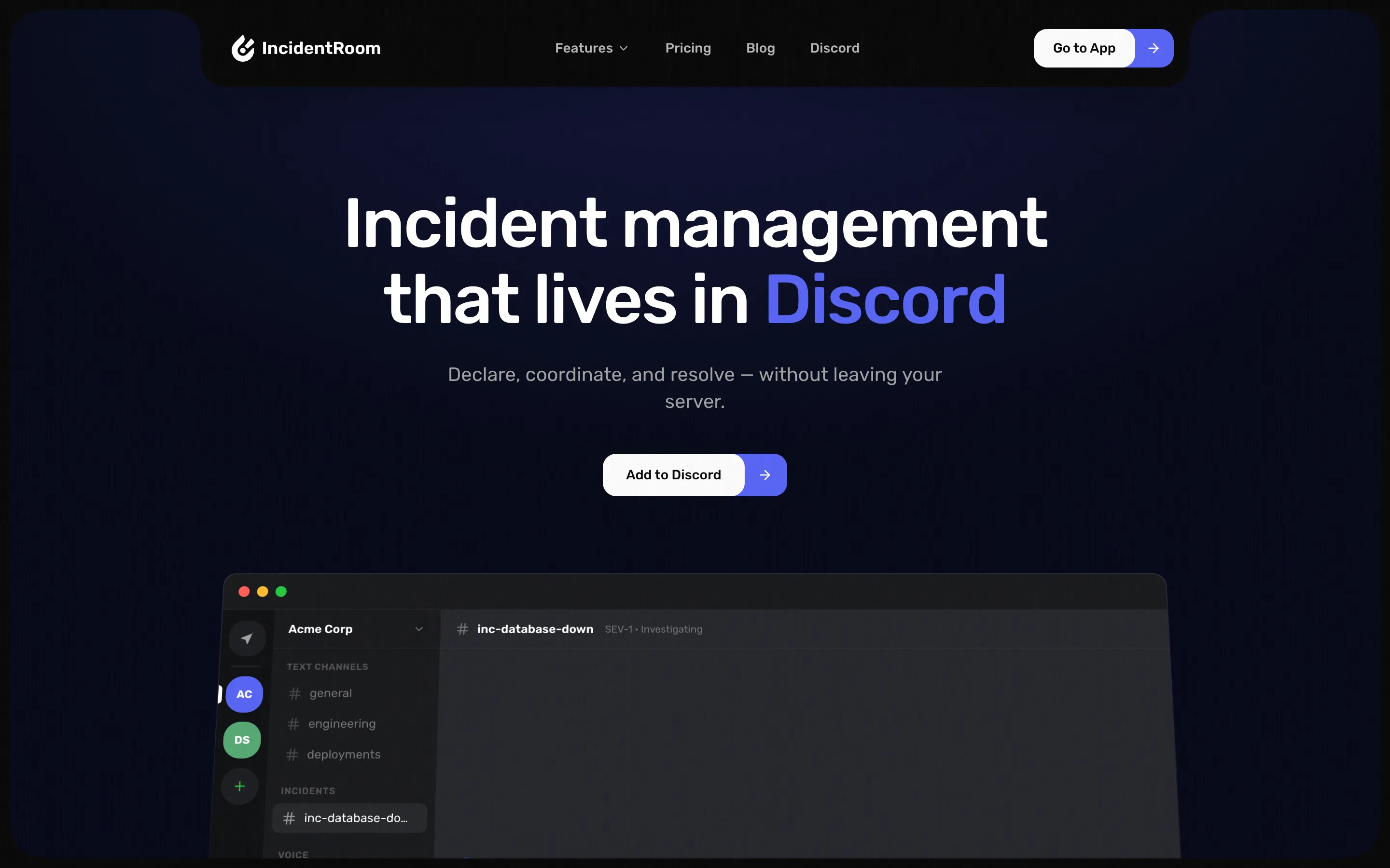 IncidentRoom
